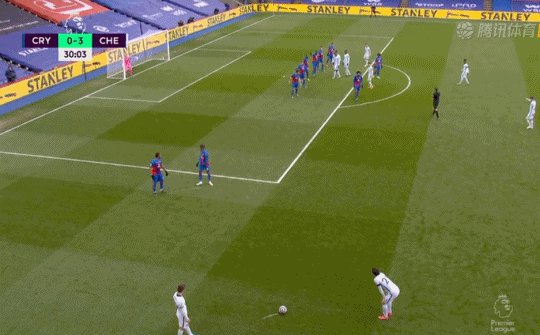 【英超】哈弗茨传射普利西奇梅开 切尔西4-1水晶宫